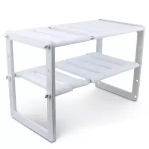 정리선반 리템 2단 싱크대 하부 선반 냄비 수납 정리 60~78cm