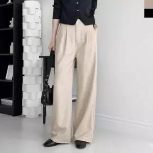 [SBD] WSF2006 와이드 세미 여자 코튼팬츠 핀턱 JMM