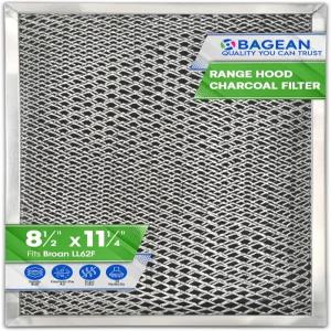 베이건 스토브 후드 통풍구 필터 8.50 x 11.25 LL62F 그리스 콤보 - 덕트 없는 브로안 레인지 교체 금속