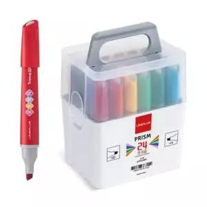 [문구/오피스] 24색 세트 사각닙 프리즘 유성매직