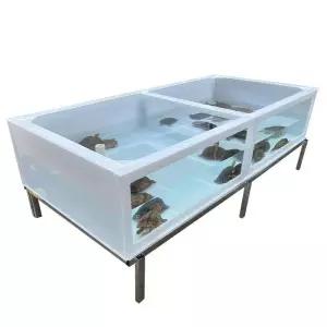 업소용 수족관 플라스틱 블랙 문어 횟집 양식장 해수 활어