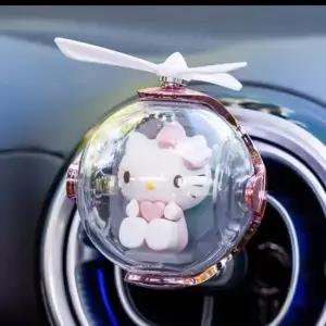 [문구/오피스] 산리오 우주선 LED 차량용 방향제-헬로키티