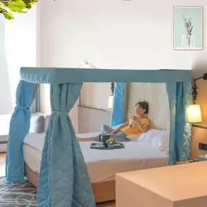 사각 난방텐트 방한텐트 페브릭 암막 수면 방풍 실내 보온