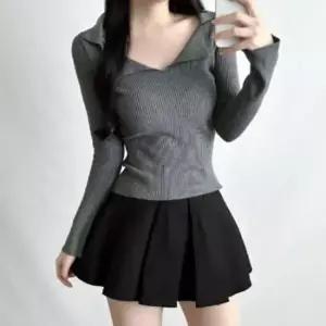 [옷은날개] 카라 V넥 골지니트 4color