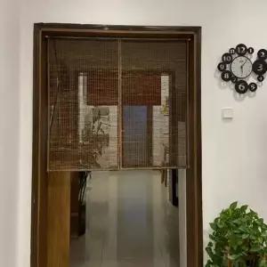 모시가리개 메쉬 가림막 시야차단 롤스크린 도어 파티션 주방 현관 가벽