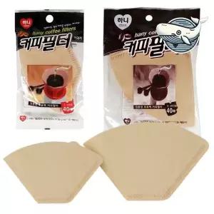 [하프클럽/브이와이]커피 여과지 커피필터 필터 원두 추출 2종