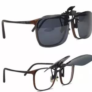 선글라스 가젤 편광 변색 클립 방탄 Degree15 그레이