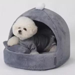 [반려] 강아지 극세사 동글이 하우스 대형 1P 고양이 숨숨집