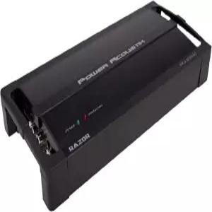 파워 어쿠스틱 RZ4-2000D 2000W 클래스 D 4 채널 앰프 블랙 13.60인치 x 6.30인치 3.50인치.