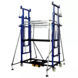 전동비계 작업대 아시바 리프팅 자동 리프트 리모콘 이동식