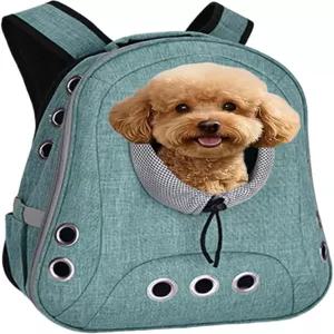 NALIYOUHU 반려동물 백팩 캐리어 소형 도기 프론트 대형 우주 고양이 하이킹 캠핑 여행에 적합 쇼핑 및