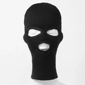 바라클라바 방한 니트 복면 블랙A 모자 마스크