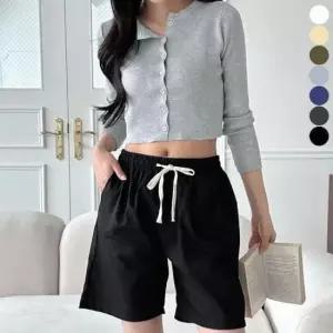 [SBD] 여름 여자 데일리 고무줄 반바지 밴딩 마 팬츠 편한