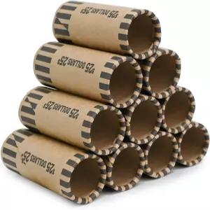 L LIKE 49 PCS 프리폼 코인 포장지 롤 - 1 달러