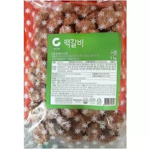 청정원 떡갈비 1KGX10 떡갈비 육가공 즉석식품 안주 업소용