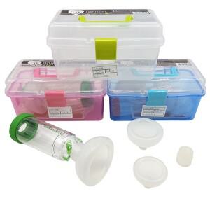 새로운 반려동물 고양이 강아지 에어로졸 저장 탱크 스페이서 흡입 보조 펌프 네뷸라이저 수동 플라스틱 실