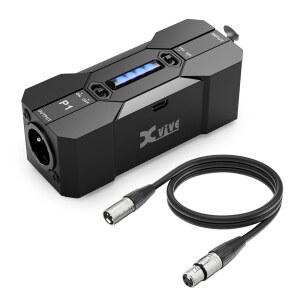XLR 케이블이 있는 마이크 프리앰프, 콘덴서 마이크, 샷건 마이크용 Xvive P1 팬텀 전원 공급 장치