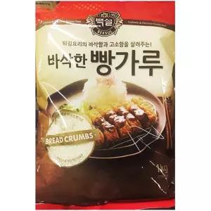 백설 빵가루 1KG 빵가루 마른빵가루 건식빵가루 식당용 업소용