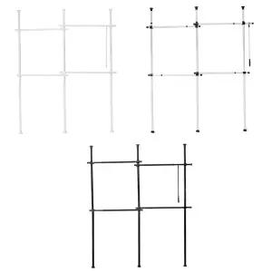 천장 조립식 기둥식 행거 철제 4단