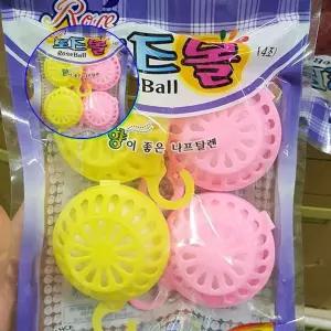 쌍문상회 화장실용 나프탈렌 로즈볼 4개입 탈취 좀약 방충제