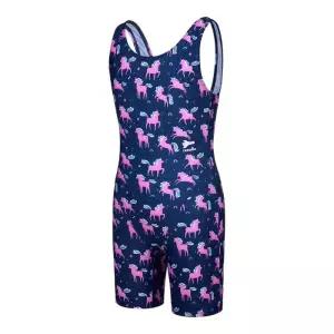 [레노마수영복]여아 유니콘 U백 3부 반신수영복 네이비 RN-GS2G561-NV