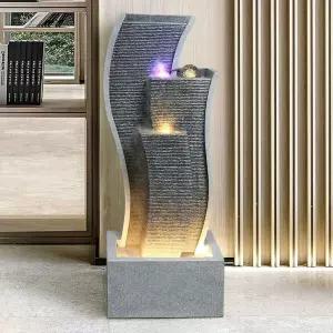 실내 분수대 조경시설물 인테리어 조형물 자연가습 물 장식품 폭포 거실 인공폭포 정원