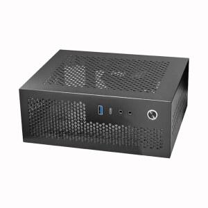 Goodisory A09 블랙 타이펙(10g)+USB3.0 블랙 미니 ITX 0.8mm SPCC 데스크탑 컴퓨터 케이스가 Flex PSU에 장착됨