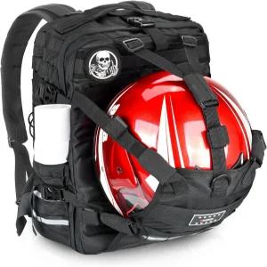 골드파이어 오토바이 백팩 남성용 대용량 사이클 라이딩 헬멧 방수 전술 홀더/보관 가방 농구 축구에도