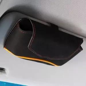 [CAR] C58 자동차 블랙 선바이저 스웨이드 클립 선글라스 차량용 홀더 케이스