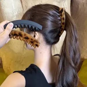 [엠에스]25039 바나나 집게핀/올림머리/반묶음/헤어집게핀/심플헤어/포니테일/유광무광/헤어악세사리