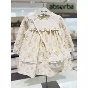 [압소바](신세계 사우스시티)[압소바 26년S/S 아기백일돌조카선물]아스티 원피스[가방포함] A1125102 크림