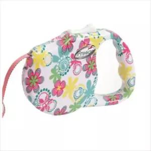 [반려] 프리고 4.5m-41kg이하 패션자동줄-플라워L