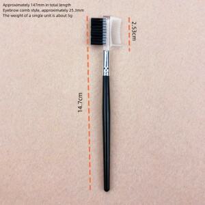 애완 동물 눈 빗 브러시 얼룩 제거제 양면 손질 작은 고양이 개를위한 점액