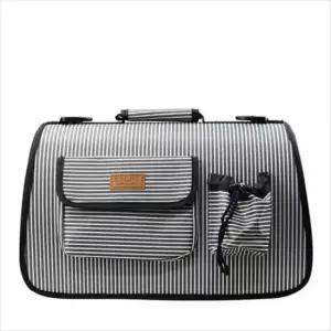 [반려] 천국 이동가방 스포츠 줄무늬그레이L