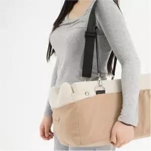 [반려] 1P 강아지 라운드 이동가방 차량 카시트 콘솔 쿠션