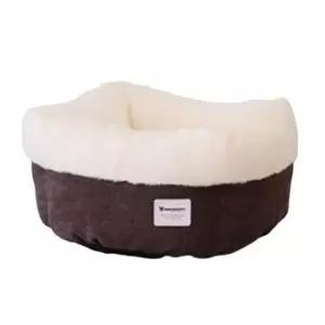 [반려] 바구니 사각 쿠션 고양이 방석 1P 강아지 브라운 대형