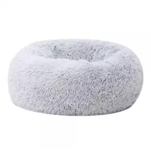 [반려] 그레이 쿠션 강아지 고양이 원형 방석 1P 대형 침대