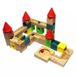 아이큐 원목 미로 블록 어린이날선물 교구블럭 원목쌓기 나무완구 아기원목장난감