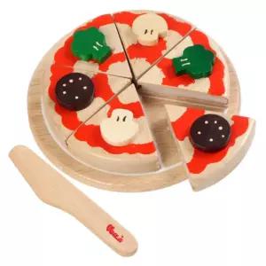 엄마랑 소꿉놀이 원목 피자 세트 어린이 아동생일선물 재미있는놀이 어린이집선물