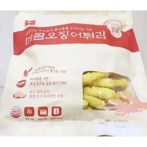 사옹원 매콤오징어튀김 1KG 오징어베이트 냉동수산물 수산물 식당용 업소용