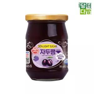 오뚜기 라이트 슈가 자두쨈 290g X 2개