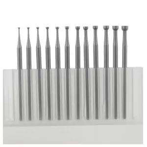 루오케 12개 원형 컵 버 세트 3/32인치 샹크 와이어 라운더 비트 주얼리 조각 008-030