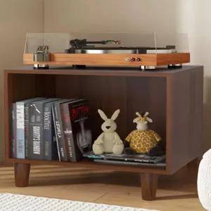 LP장 수납장 협탁 보관함 진열장 레코드 선반 오디오 턴테이블 캐비닛