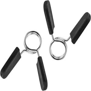 바벨 스프링 클립 덤벨 클램프 칼라 1인치 웨이트 바 피트니스 역도 잠금 버클 표준 근력 운동 체육관