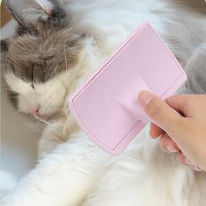 개브러시 스테인레스 스틸 빗 마사지 손질 애완 동물 헤어 리무버 청소 도구 소프트 핸들 고양이