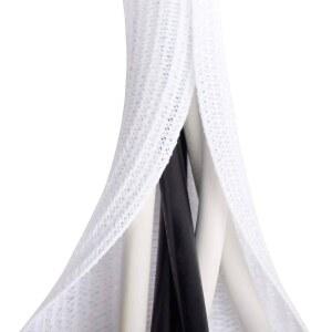 흰색 케이블 슬리브 데스크 PC TV 와이어 커버 보호기 코드 도구 관리 컴퓨터용 정리