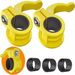 ZY-Huan 미니 바벨 클립 1인치 I 멀티사이즈 조절 가능한 칼라 클램프IQuick 풀림 무게 덤벨 바용 한 쌍의