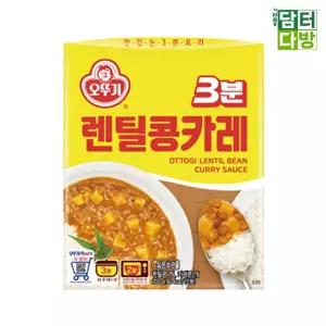 오뚜기 3분 렌틸콩카레 200g X 12개