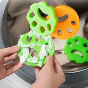 먼지흡착 실리콘 세탁볼 5개 세탁기 반려견 털제거