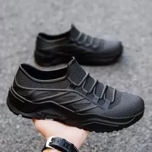 남성 장화 플랫 방수 내마모성 주방 세차 작업 신발 야외 운동화 가벼운 낚시